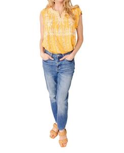 Мягкая блузка желтого цвета ANDREE BY UNIT