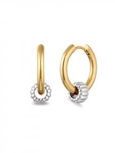 Elli Латунные серьги в золотом исполнении