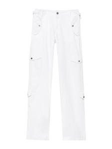Брюки карго Pull&Bear, белый