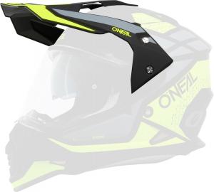 Oneal sierra r helmet peak, Black/Grey/Yellow