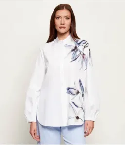 Рубашка straight fit Marc Cain, белый