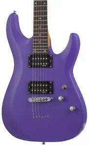 Электрогитара Schecter C-6 Deluxe, сатиновый фиолетовый