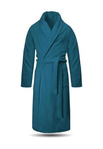 Женский халат премиум класса базовый normani, цвет Petrol