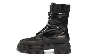 Женские ботинки на ребристой подошве со шнуровкой GANNI, Original Shoe Box Included