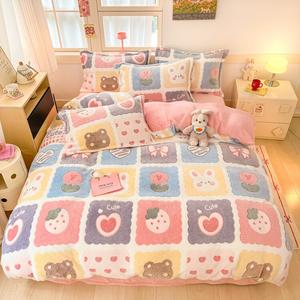 Disney Комплект постельного белья 4 предмета, размер 200 см, для матраса 220x240 см