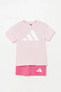 Детский шерстяной комплект adidas, розовый