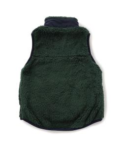 Меховой флисовый жилет