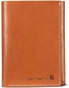 Мужской кошелек Carhartt B0000209 из нубука с тремя складками, Buff Tanned Leather Rough Cut (Tan)