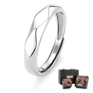 XXOFF Кольцо из стерлингового серебра 925 пробы Unisex Silver White