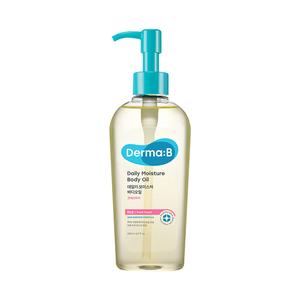 Увлажняющее и питательное масло для тела Derma B предотвращает сухость и растрескивание 200 мл Derma:B