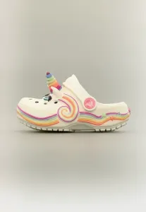 Классические тапочки iam unicorn lights Crocs, Chalk