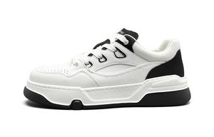 HLA Низкие скейтерские кроссовки мужские бело-черные, цвет White Black