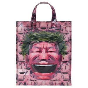 CDG Play Полиуретановая сумка-шоппер унисекс цвета сакуры