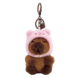 Капибара брелок кукла плюш подвеска высота 10см ZOCO, Piggy Head Cover - Kapibala