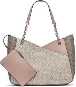 Сумка-тоут Calvin Klein Zoe Chain, Blossom Combo Logo