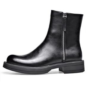 Черные мужские полусапоги YEDANI, Коричневые туфли без подкладки