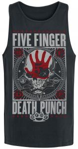 Майка-топ Five Finger Death Punch Punchagram, черный