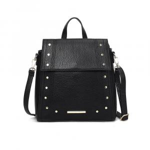 Коллекция Mkf Женский рюкзак-трансформер Elke из веганской кожи от Mia K MKF Collection, черный