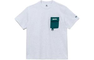 New Era Футболка унисекс вересково-серого цвета