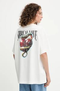 Хлопковая футболка Pinko, белый