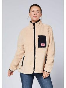 Chiemsee Флисовая куртка бежево-черного цвета