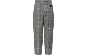 Повседневные брюки женские серые в сетку Evisu