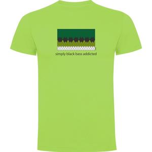 Футболка Kruskis Simply Black Bass Addicted, зеленый