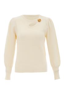 Свитер NAEMI Strick, белый