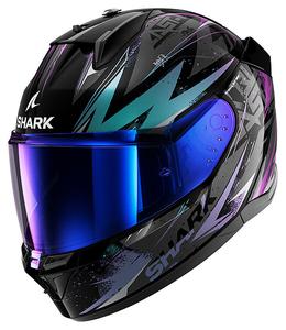 Полнолицевый шлем D-Skwal 3 Blast-R Shark, синий