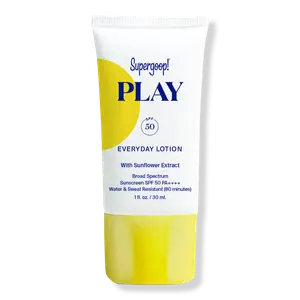 Солнцезащитный лосьон PLAY Everyday Lotion SPF 50 с экстрактом подсолнечника Supergoop!, 1.0 oz