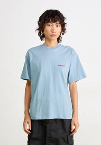 Футболка Carhartt WIP AMERICAN SCRIPT, Citadel/Blue