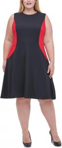Tommy Hilfiger Женское платье Classic, Black/Red