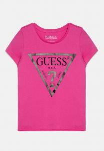 Футболка с принтом Toddler Core Guess, цвет pink trip