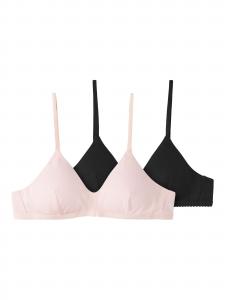 LMTD Бюстгальтер-майка в светло-розовом, черном