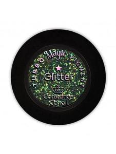 Тени для век 05, 3 г Constance Carroll, Turbo Magic Glitter, зеленый