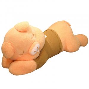 Мягкий и милый свитер с дизайном милой свинки плюшевая кукла высота 80cm/100cm/130cm/160cm MLING, желтый