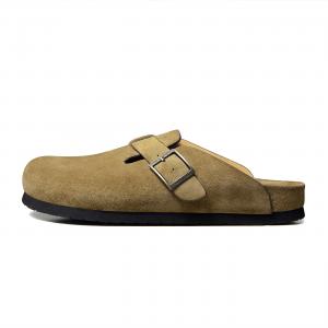 THOM WILLS Биркеншток в стиле мужские туфли серо-бежевые/хаки, цвет Khaki F083