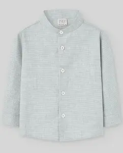 Детская рубашка с принтом из коллекции Camino PAZ Rodríguez, светло-серый