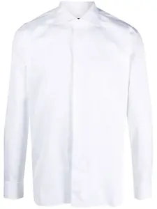 Рубашка со срезанным воротником TAGLIATORE, белый