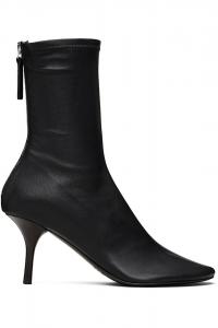 Кожаные ботильоны Acne Studios, черный