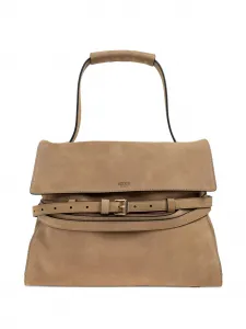 Сумка-тоут с деталями в виде ремешков Tie Me Moschino, нейтральный