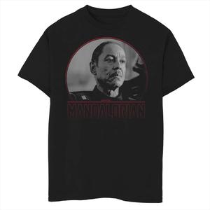 Футболка с изображением портрета «Темный круг» для мальчиков 8–20 лет «Звездные войны: Мандалорец Мофф Гидеон» Star Wars