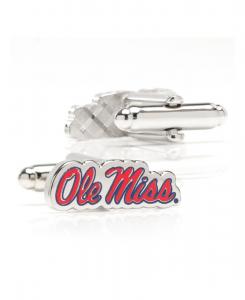 Запонки мужской команды Ole Miss University Rebels NCAA, Red