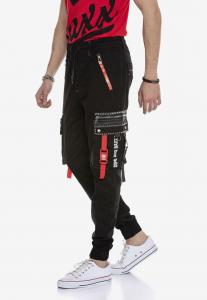 Брюки карго Cipo & Baxx, черный