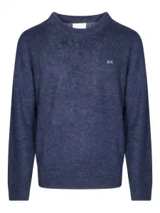 Свитер из шерстяной смеси Sun68, синий