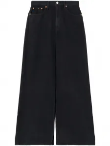 Джинсы Low Rider свободного кроя RE/DONE, черный