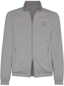 Куртка с нашивкой Brunello Cucinelli, серый