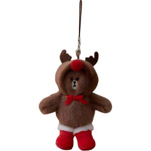LINE FRIENDS Hug Brown коллекция, зимние куклы плюшевый кулон 12см высота