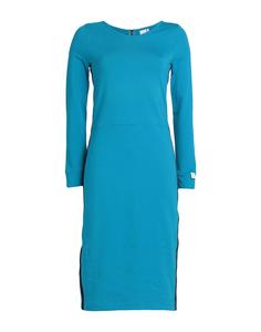 Платье миди Noumeno Concept, глубокий бирюзовый