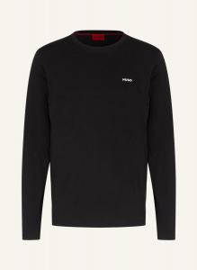 Лонгслив дерол HUGO, черный